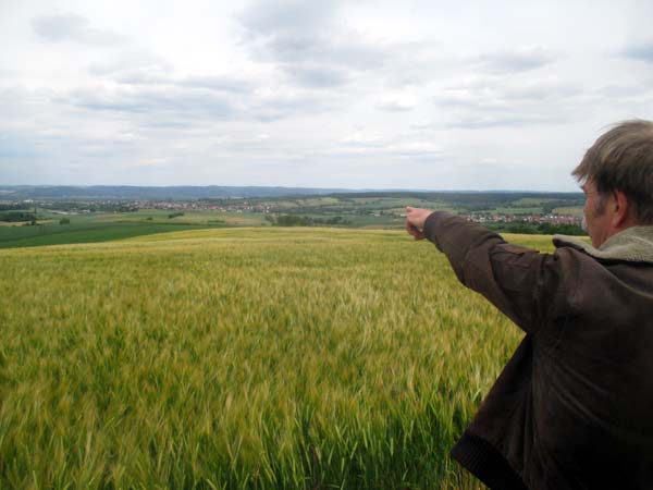 Blick ber den Bachgau. D. Diehl
