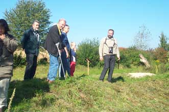 Bei der F�hrung �bers Gel�nde